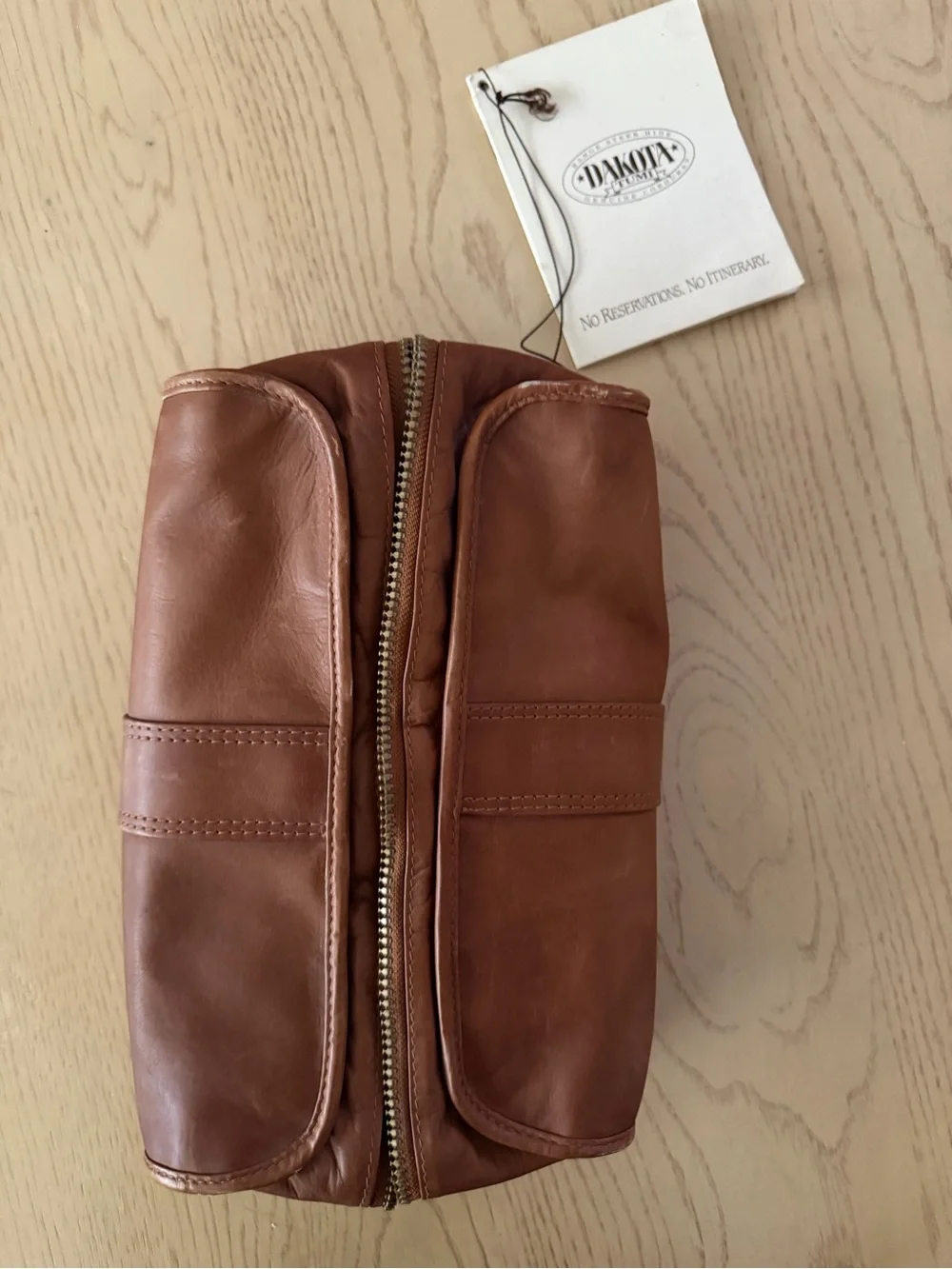 Vintage TUMI Leather toiletry bag from their Dakota Collection